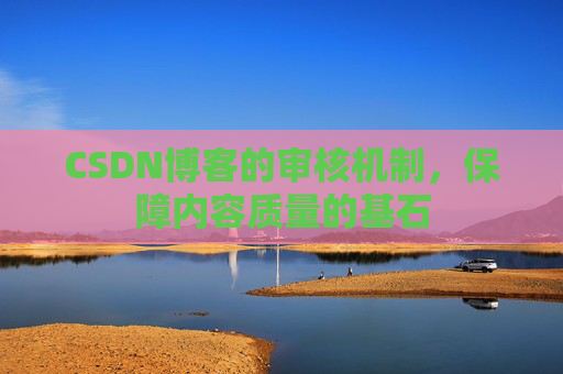 CSDN博客的审核机制，保障内容质量的基石